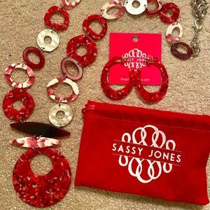 Sassy Jones Zoey Necklace and Earring Set